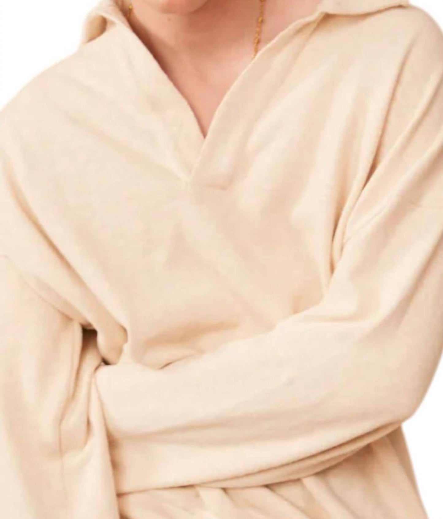 AARC55 - Tapered Oversized Long Sleeve Polo - Rack Hunt