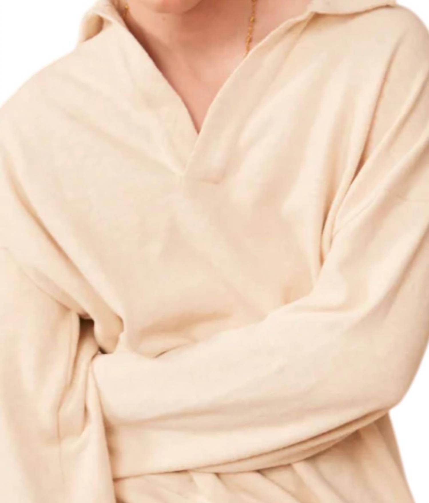 AARC55 - Tapered Oversized Long Sleeve Polo - Rack Hunt