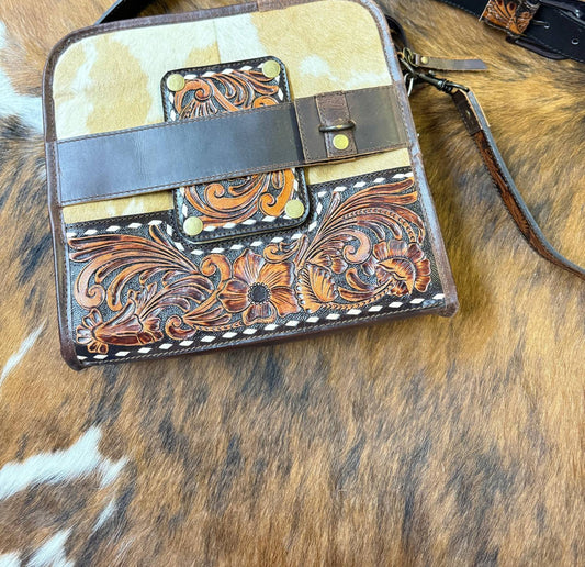 Women's Convertible Cowhide Crossbody Bag