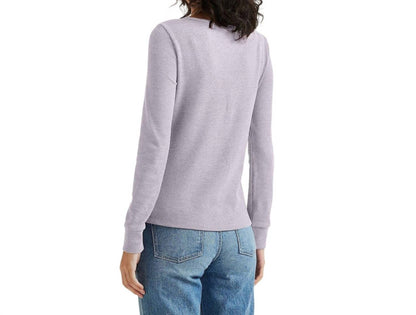 Infinity Long Sleeve Thermal Henley Top - Plus