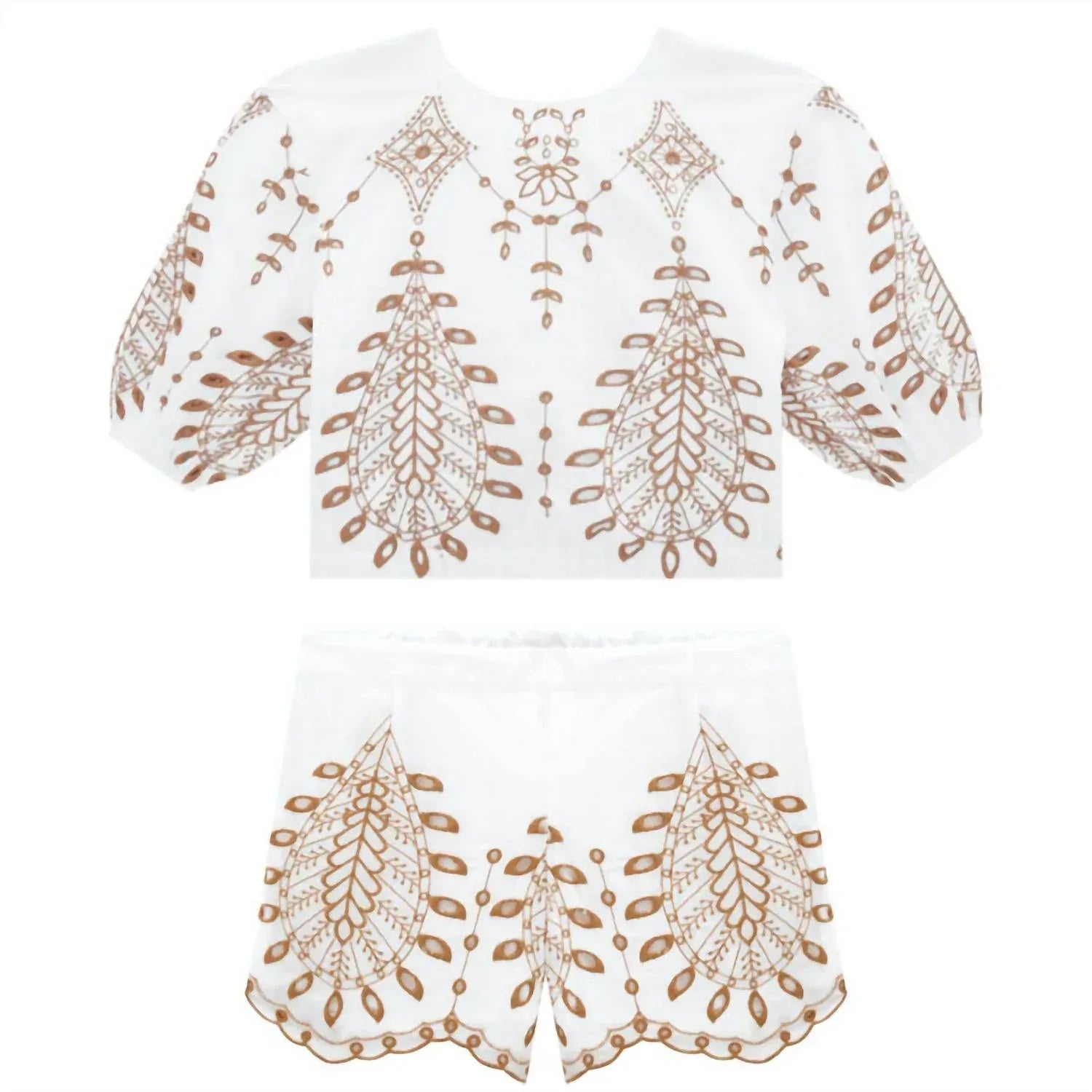 Milon - Girl's Boho Chic Embroidered Set - Rack Hunt