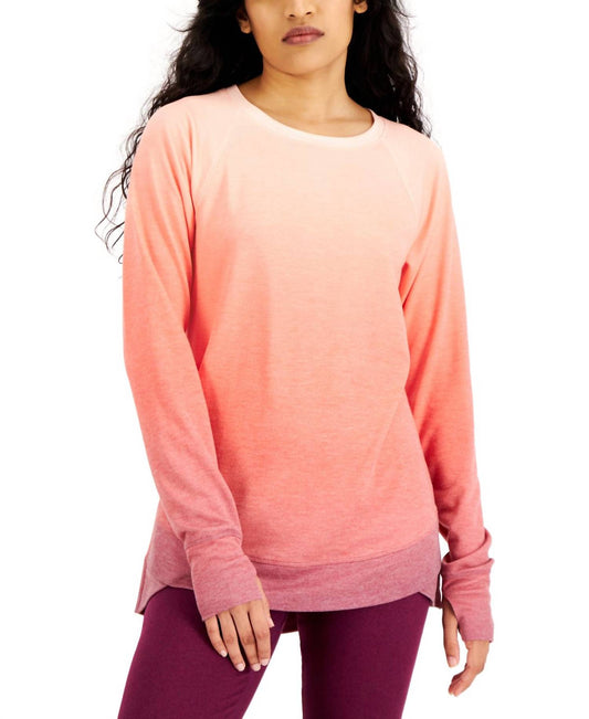 Activewear Ombre Curved-Hem Tunic