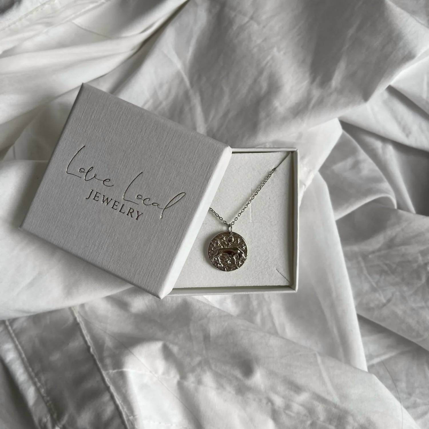 Love Local Jewelry - Women's Taurus Stier Zodiac Sign Necklace - Rack Hunt -