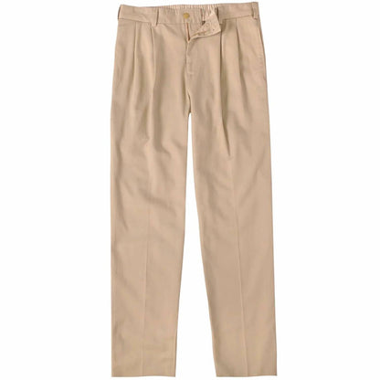 Men's Pleated Classic Fit Vintage Twills Pants