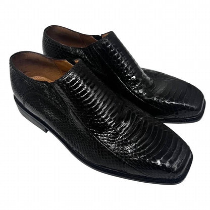Men's Snakeskin Leather Loafers