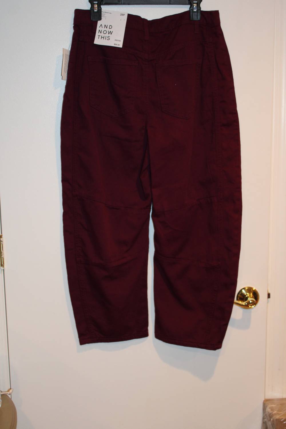 High-rise Barrel-leg Jeans - Petite