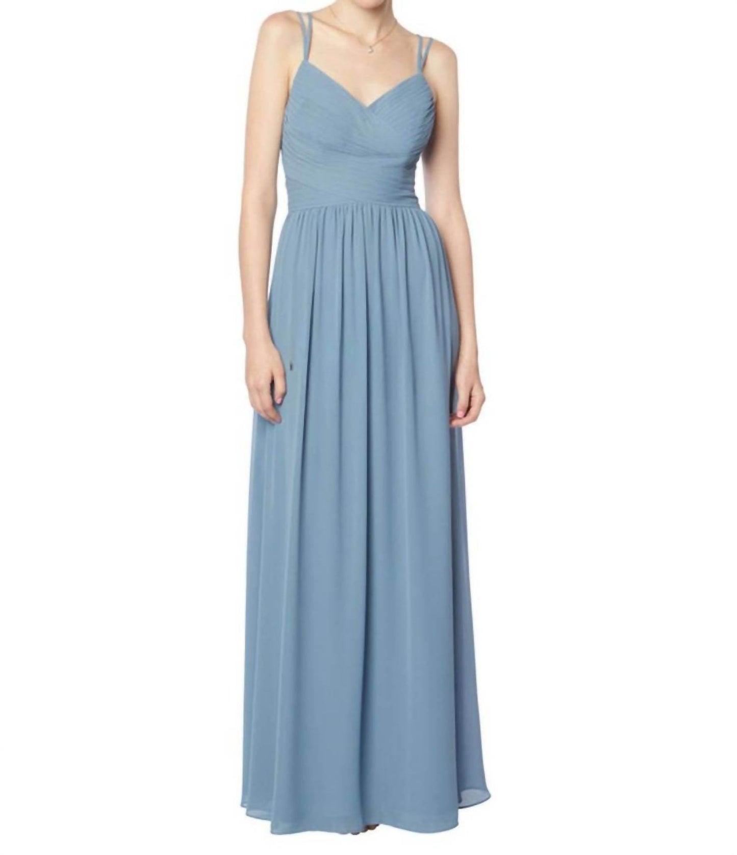 Bill Levkoff - Chiffon V-neck Gown - Rack Hunt
