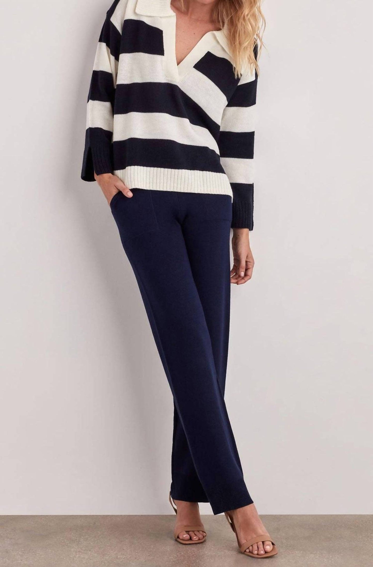 Addison Polo Sweater Top