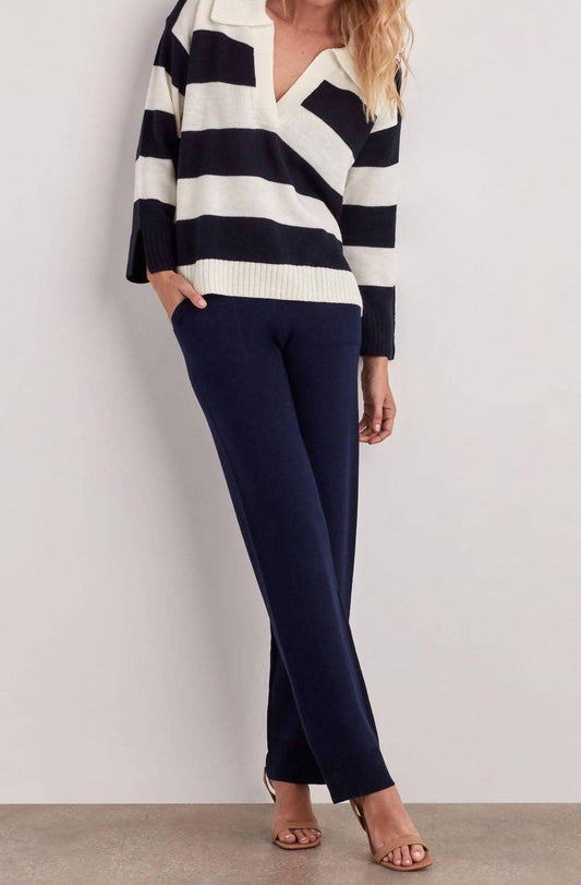 Addison Polo Sweater Top