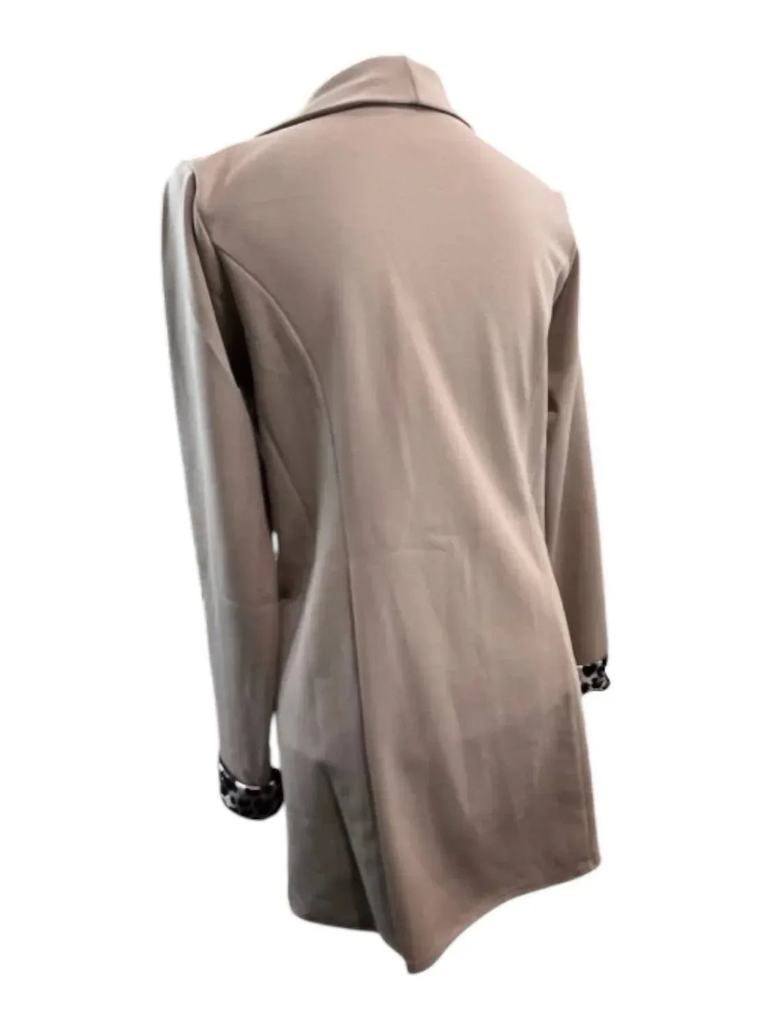Heimish USA - Women's Solid Body Leopard Cuff Blazer - Rack Hunt