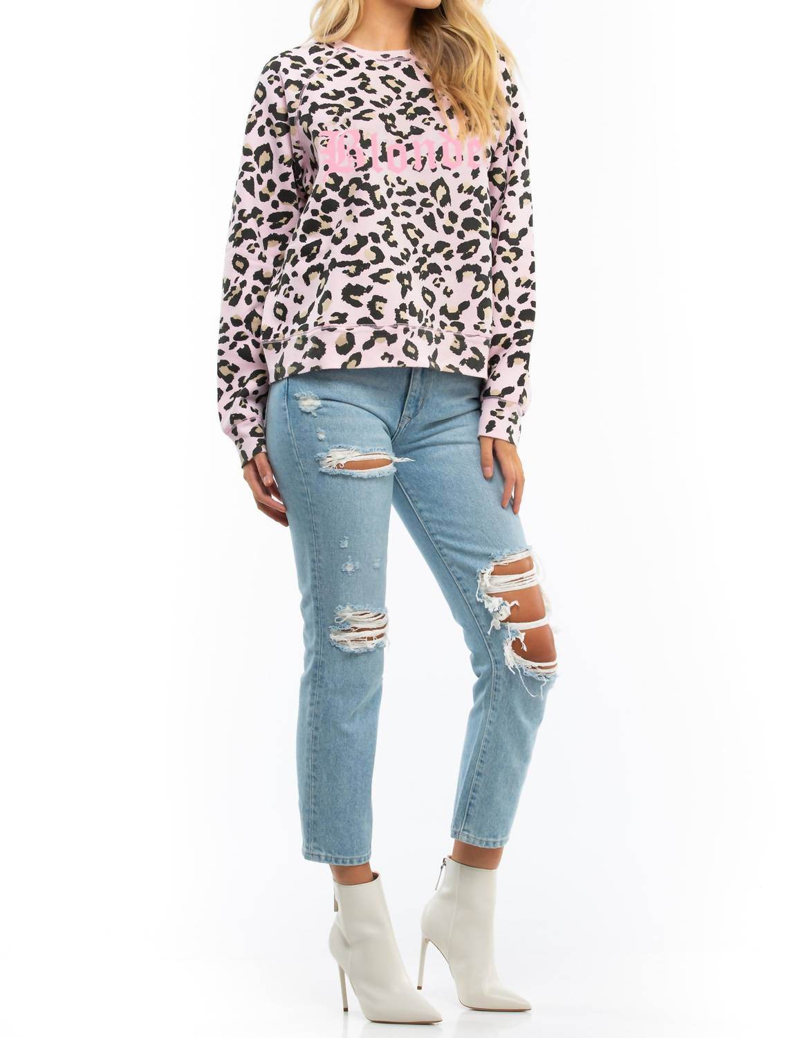 BRUNETTE THE LABEL - Blonde Middle Sister Crewneck Sweatshirt - Rack Hunt -