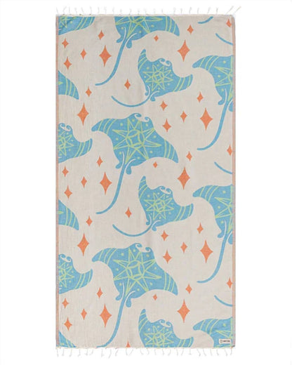 Sea Devils Devil Ray Turkish Beach Towel