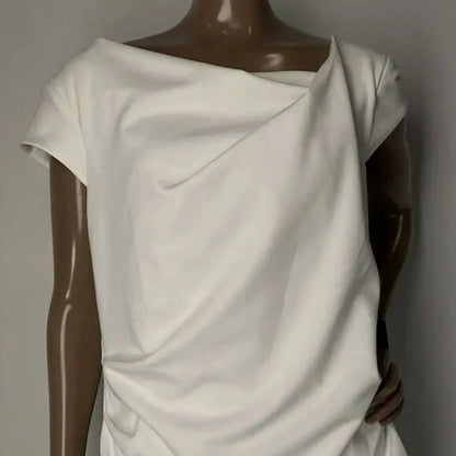 White House Black Market - Cap Sleeve Draped Midi Dress - Rack Hunt