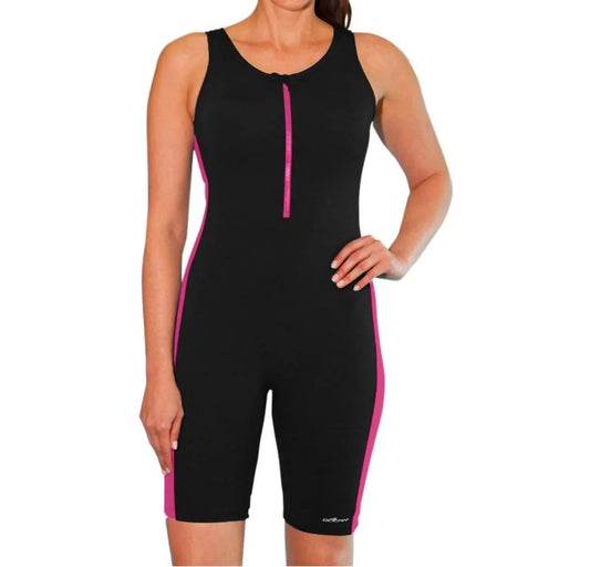 Dolfin - Color Block Chlorine Resistant Zip Front Aquatard - Rack Hunt