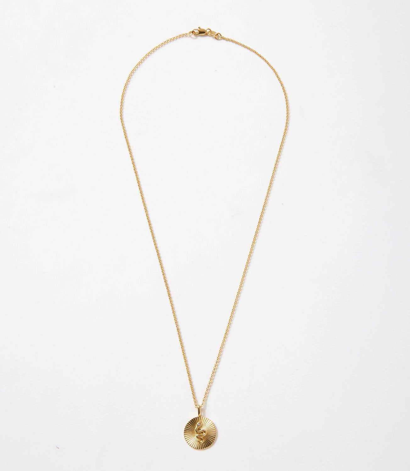 Women's Snake Charm Necklace