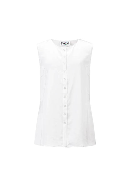 SATIN LINEN TUNIC