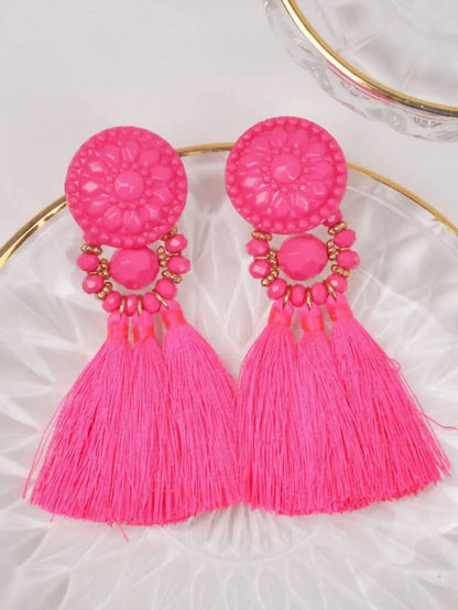 Inspired Fashion - Women's Tassel Drop Earrings - Rack Hunt