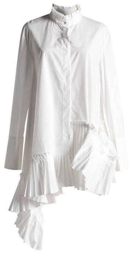 Great Shirt With Asymmetrical Hem