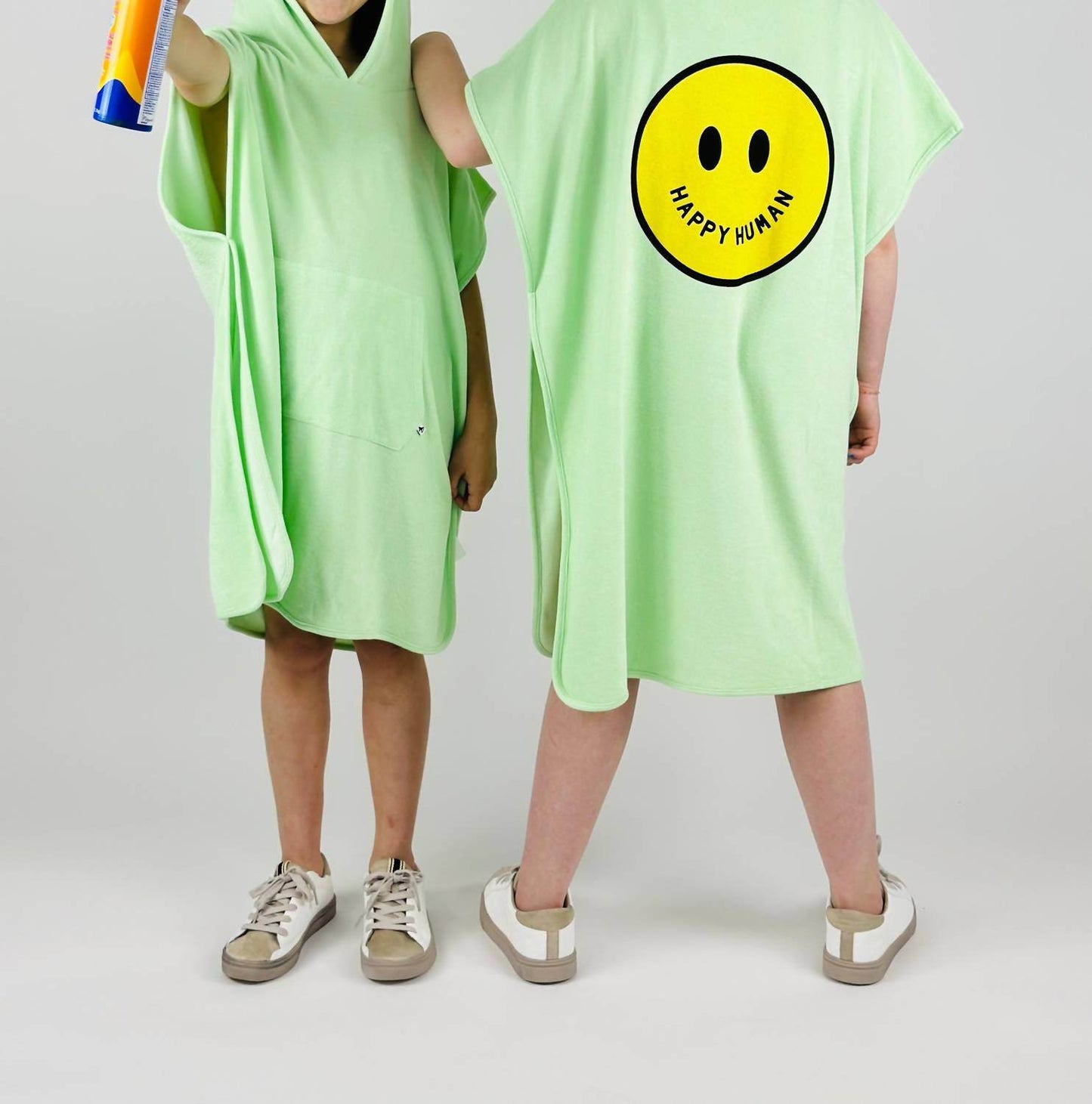 COS I SAID SO - Girl's Happy Human Terry Poncho Coverup - Rack Hunt -