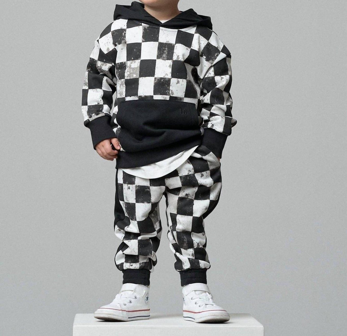 Kid's Checkered Sweatpants