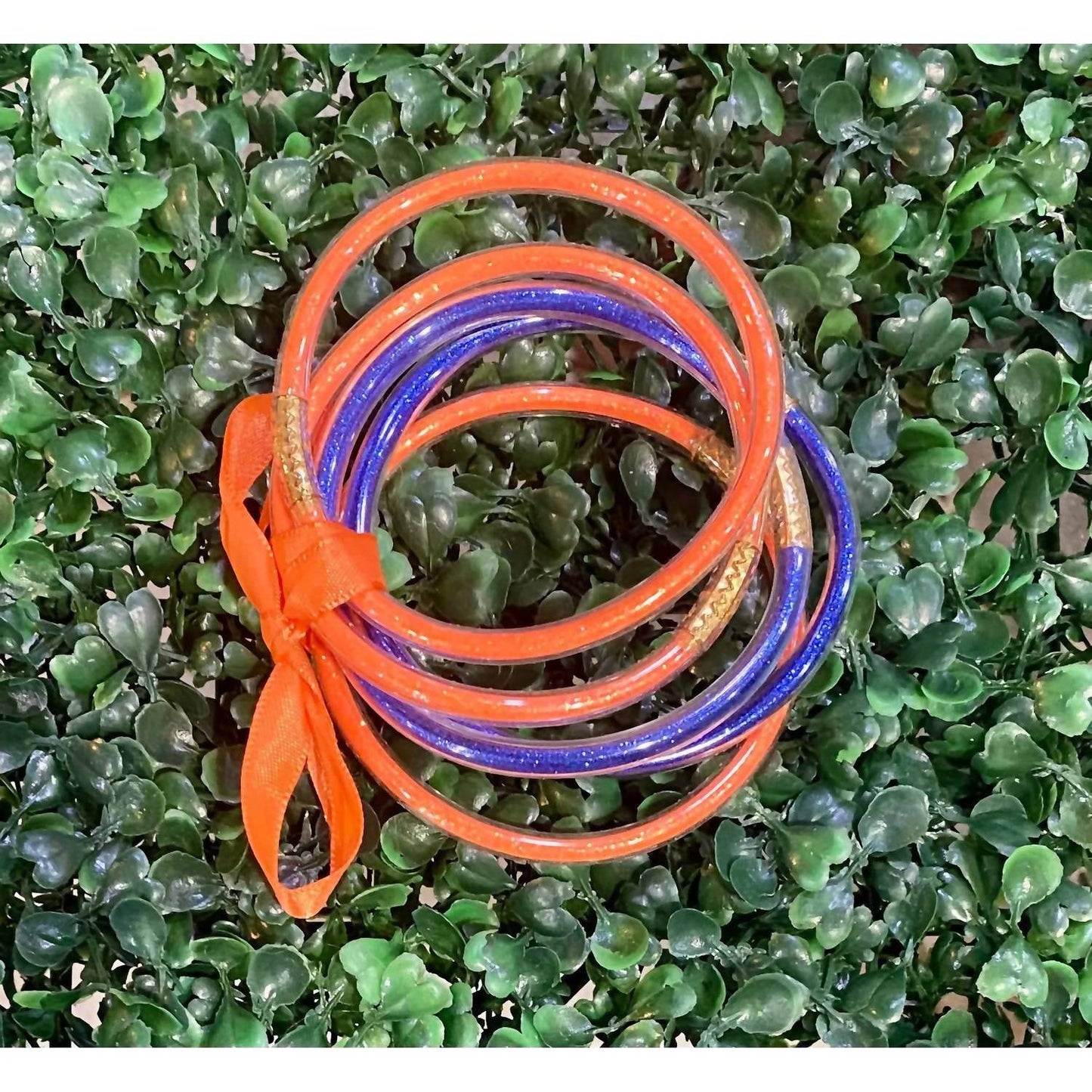 Crystal Breeze - Women's Sparkle Jelly Tube Bracelet Set - Rack Hunt -