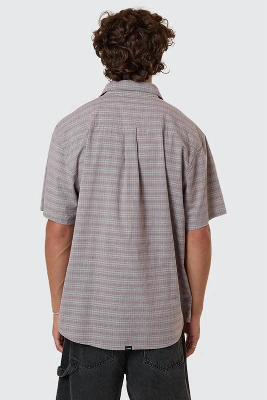 Stripe Check Short Sleeve Shirt