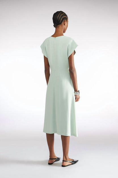 Short Sleeve Midi Dress
