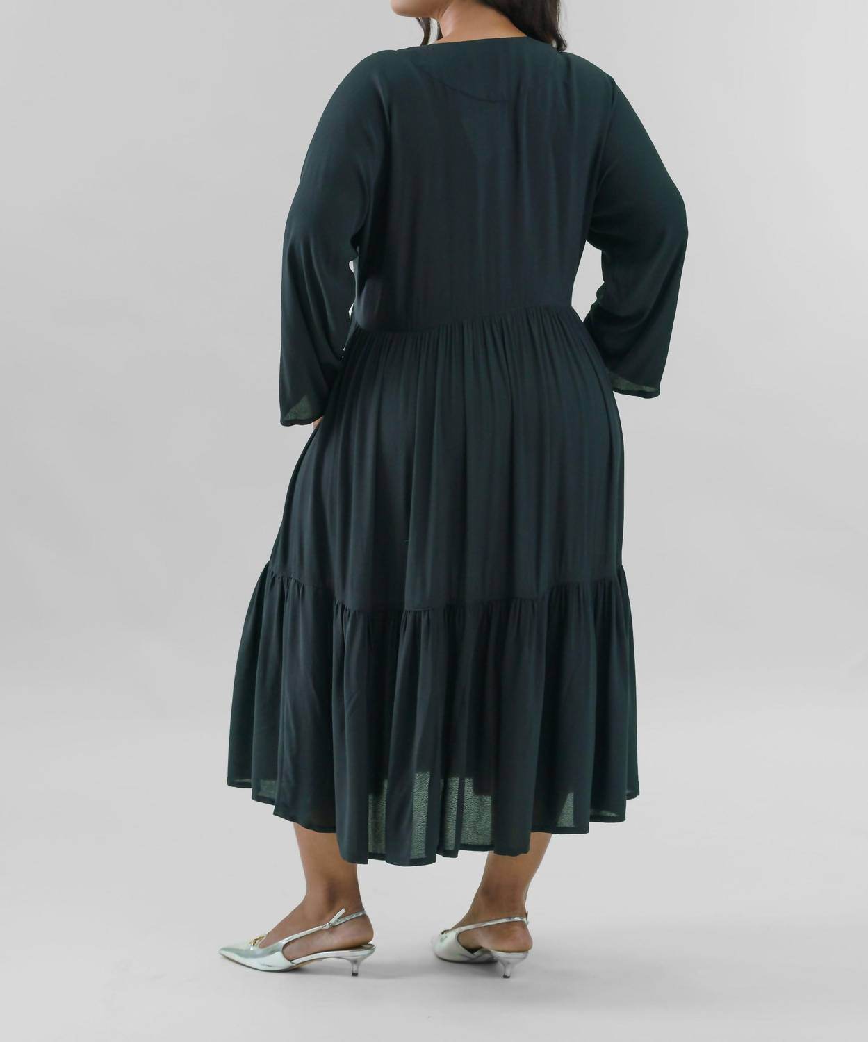 BITTE KAI RAND - Crepe Flounce Dress - Plus - Rack Hunt