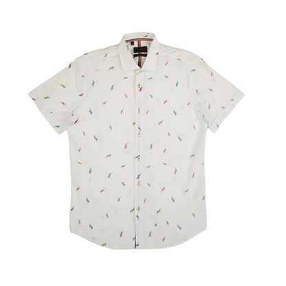 Parrot Punch Foil Short Sleeve Shirt