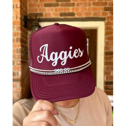 Women's Aggies Glam Trucker Cap