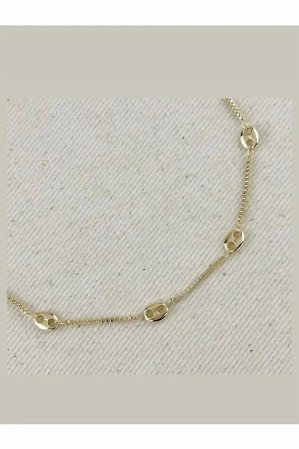 Women's Square Link Box Chain Necklace
