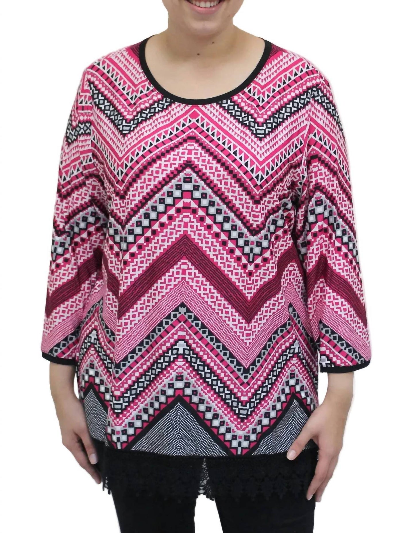 Women's Chevron Print Top