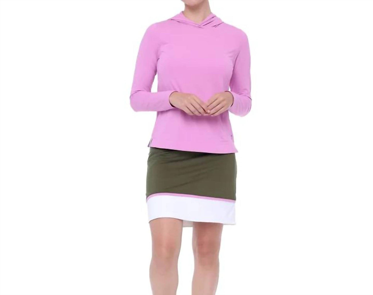 Contrast Banded Skort