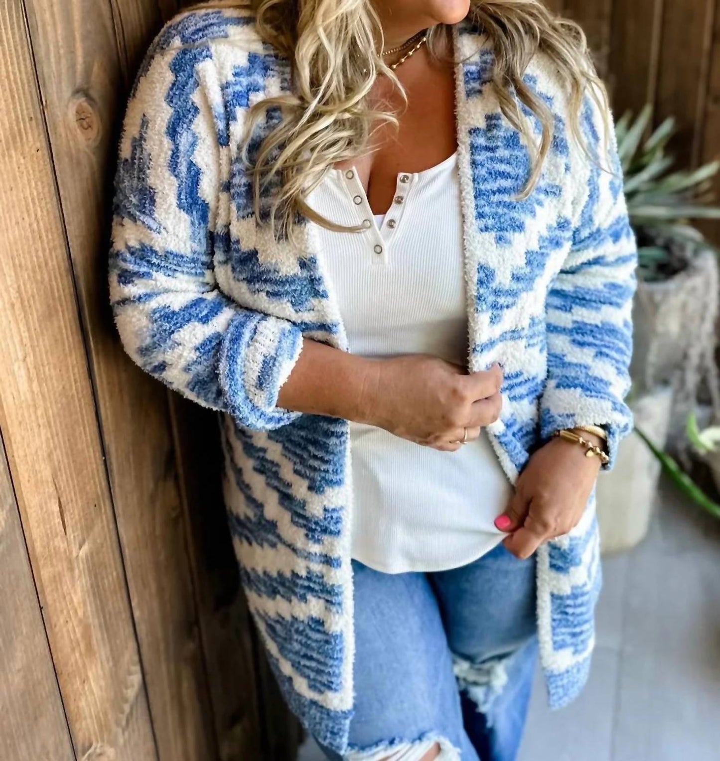 Aztec Cozy Cardigan