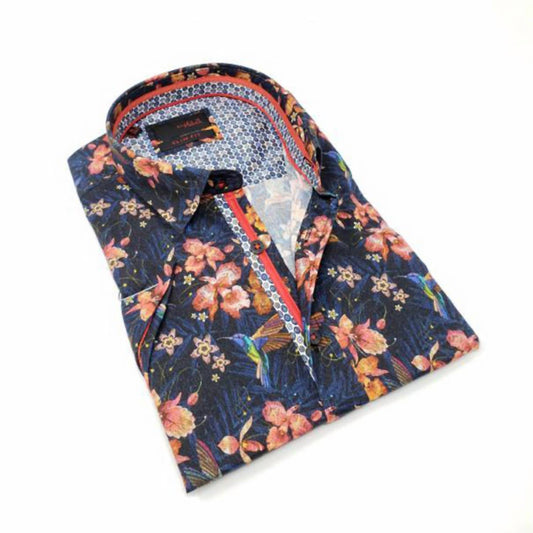 Garden Print Short Sleeve Shirt