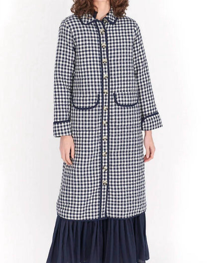 Lilibet Quilted Gingham Jacket
