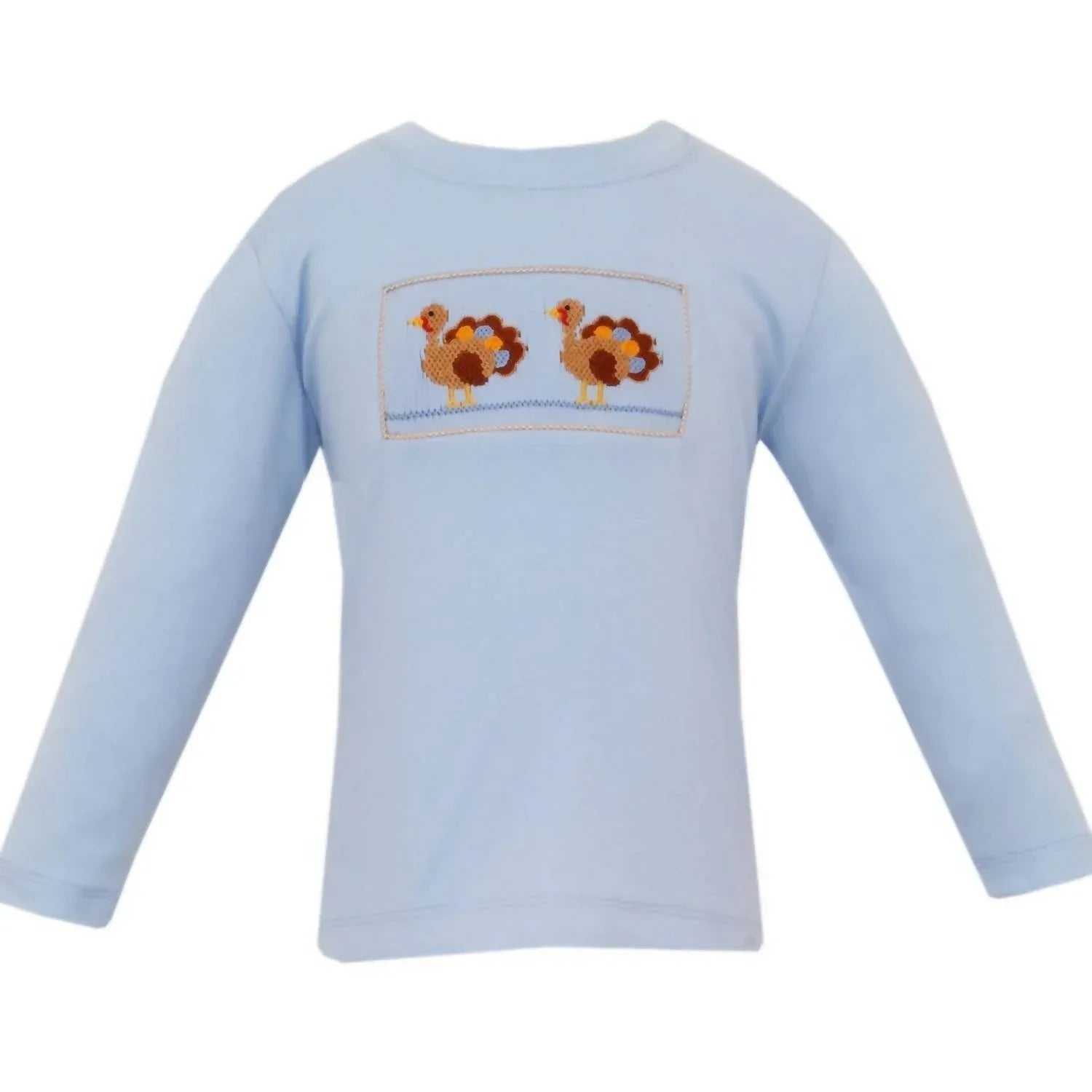 Anavini - Girl's Turkey Smocked Long Sleeve Knit Shirt - Rack Hunt