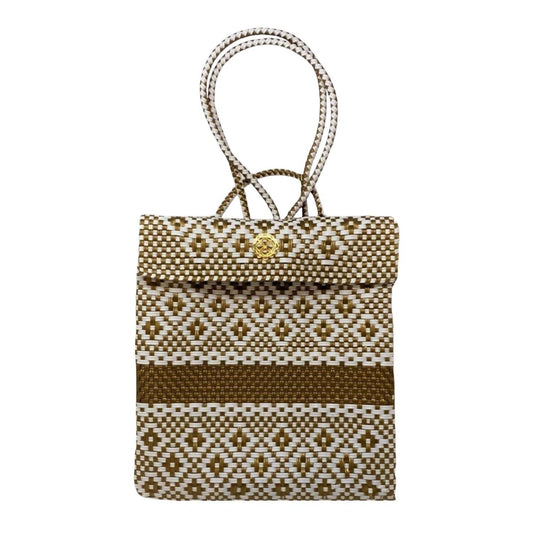 Women's Medium Woven Striped Aztec Backpack