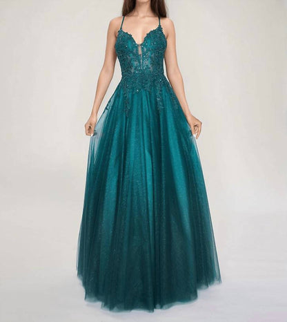 Formal Long Prom A-line Dress