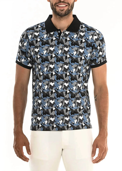 Postmarc - Geo Camo Polo Shirt - Rack Hunt
