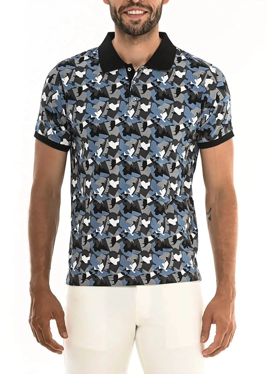 Postmarc - Geo Camo Polo Shirt - Rack Hunt