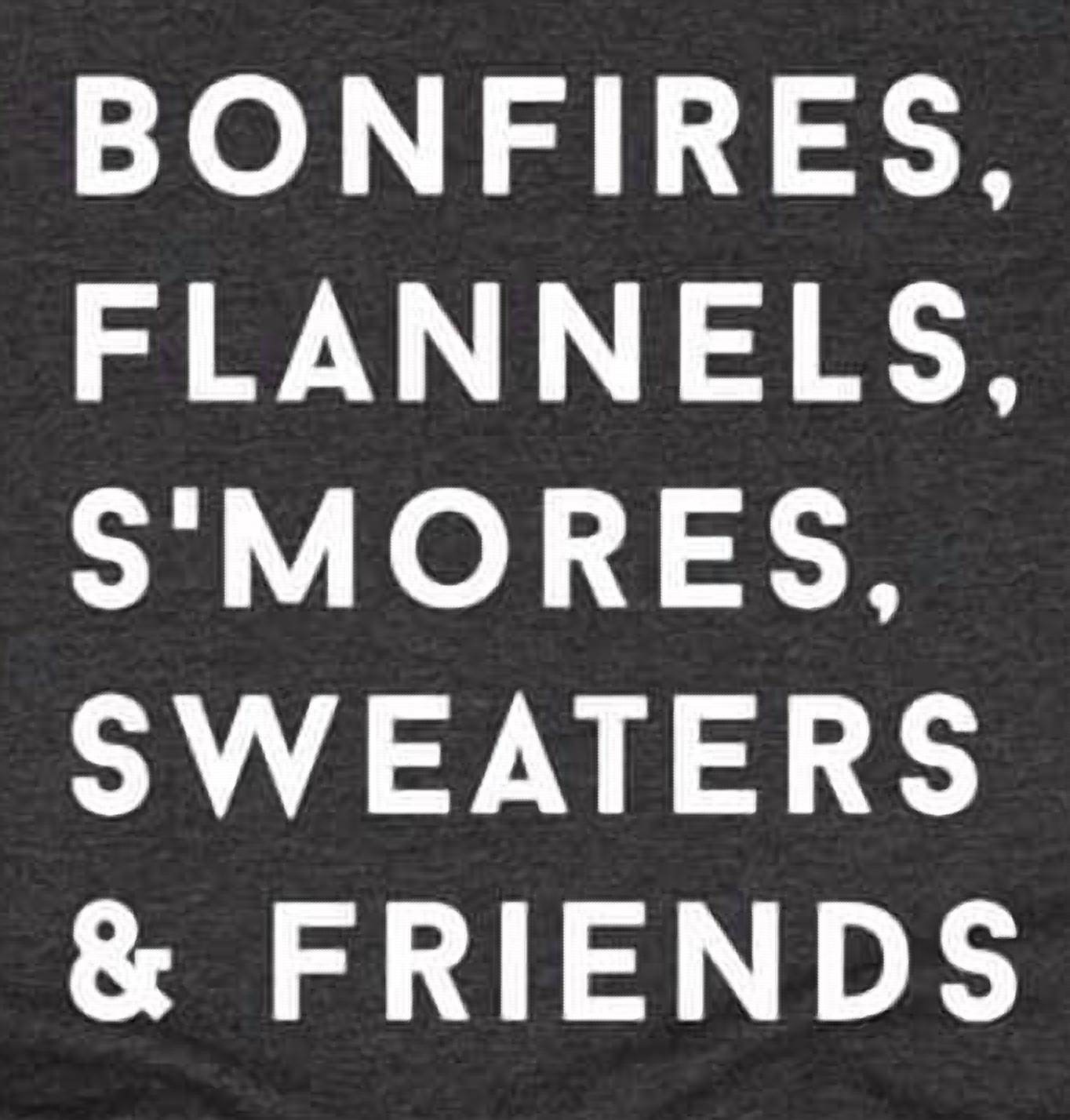 Rags & Royal - Women's Bonfires & Flannels Graphic Tee Shirt - Rack Hunt