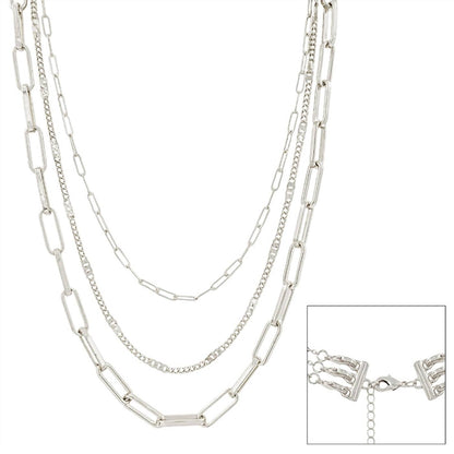 Women's Matte Layered Necklace