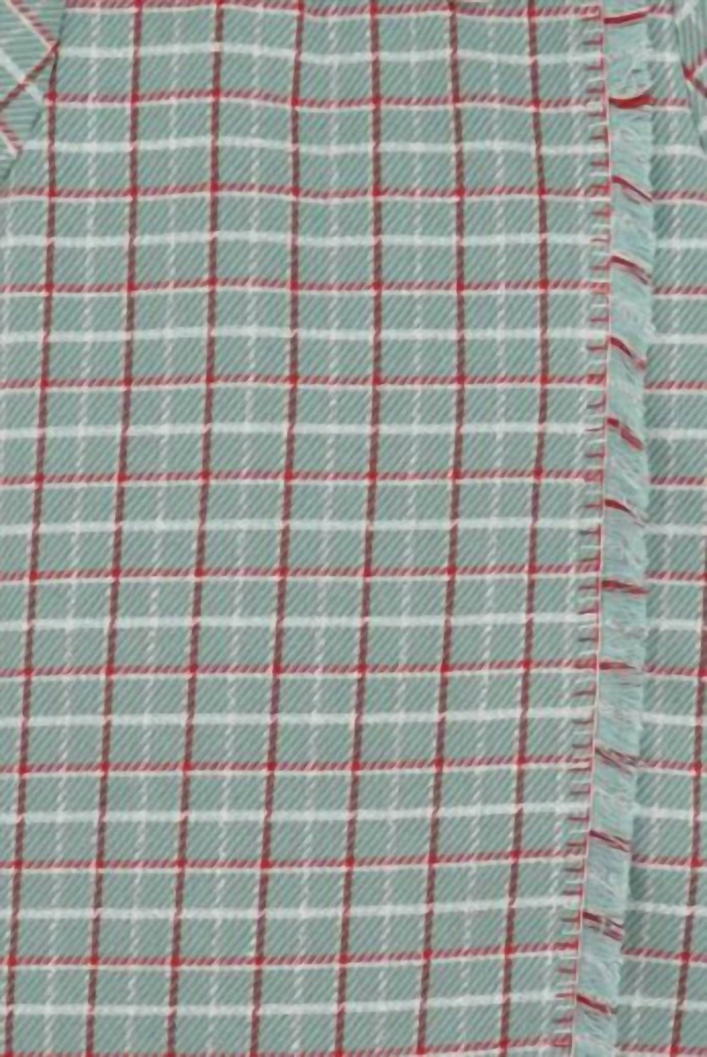 Luli & Me - Girl's Plaid Frayed A-line Dress - Rack Hunt -