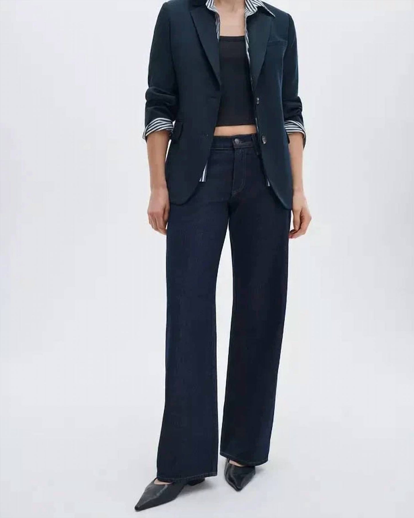 Saige Relaxed Straight Jeans