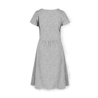 Organic Tie Waist A Line Midi Dress