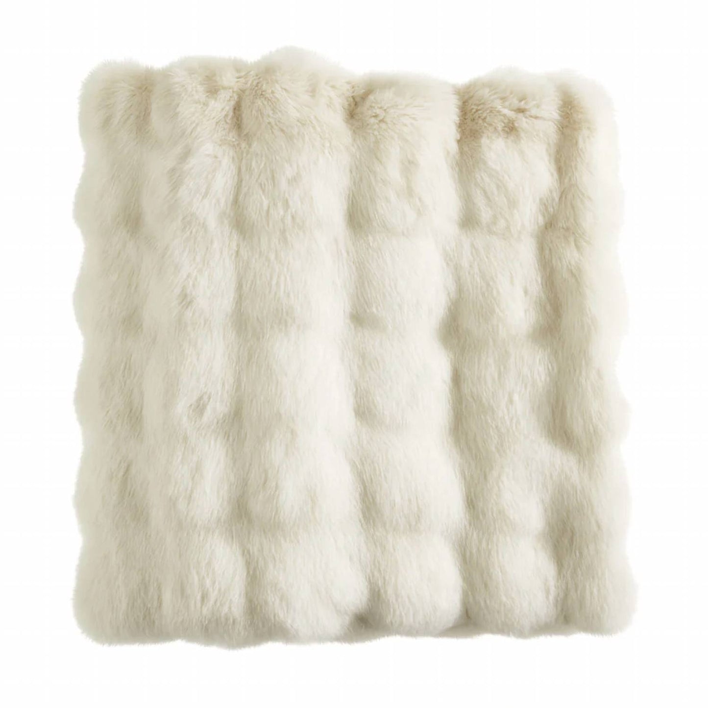 Bubble Faux Fur Throw Blanket