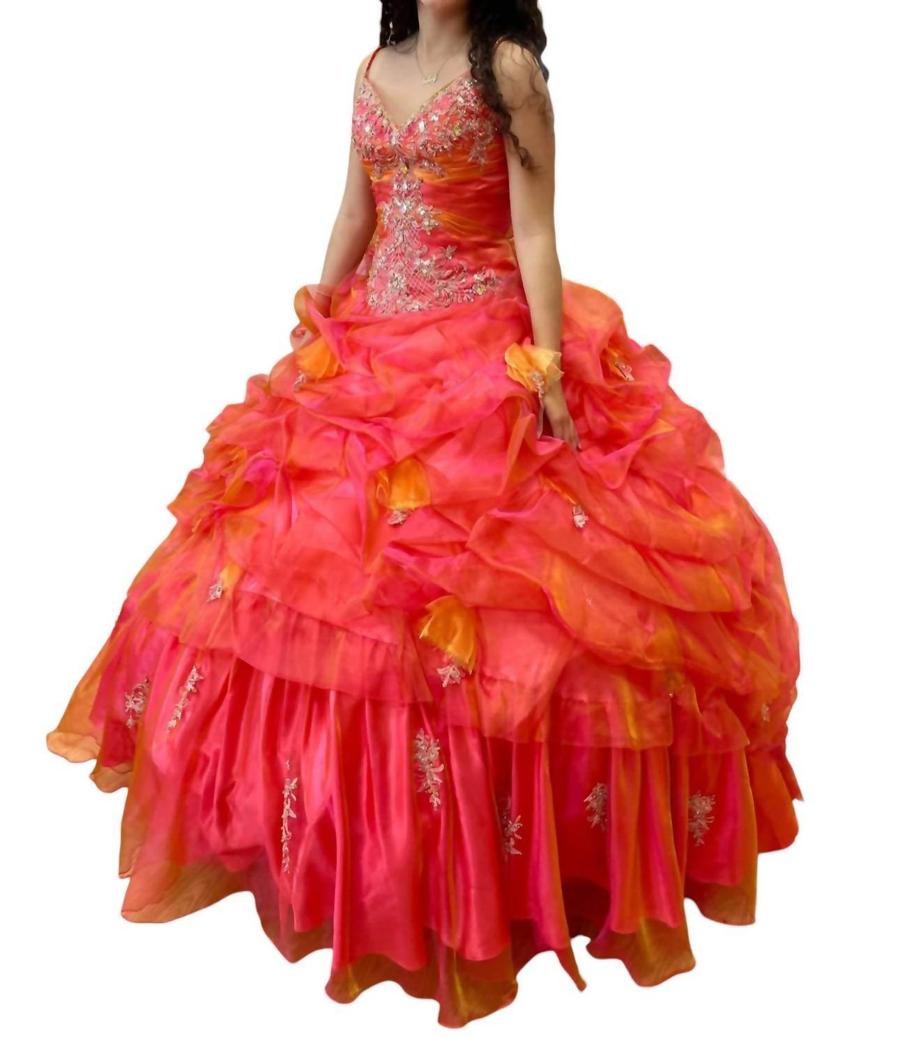House of Wu - Quinceañera V-Neck Dress - Rack Hunt