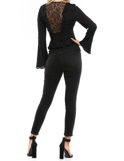 Blue Life - Prince V-neck Long Sleeve Top - Rack Hunt