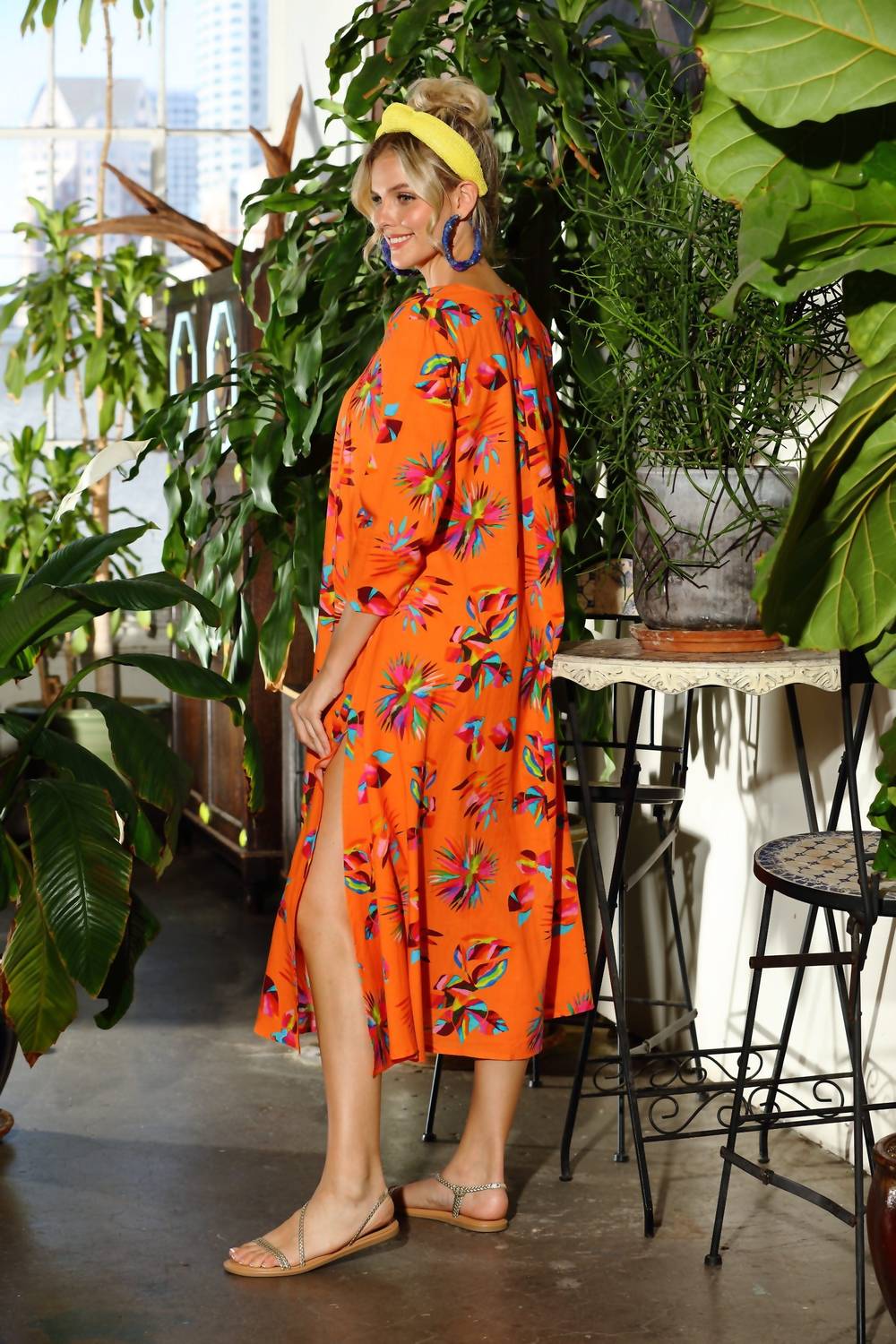 Artisan Maxi Dress With Tassels